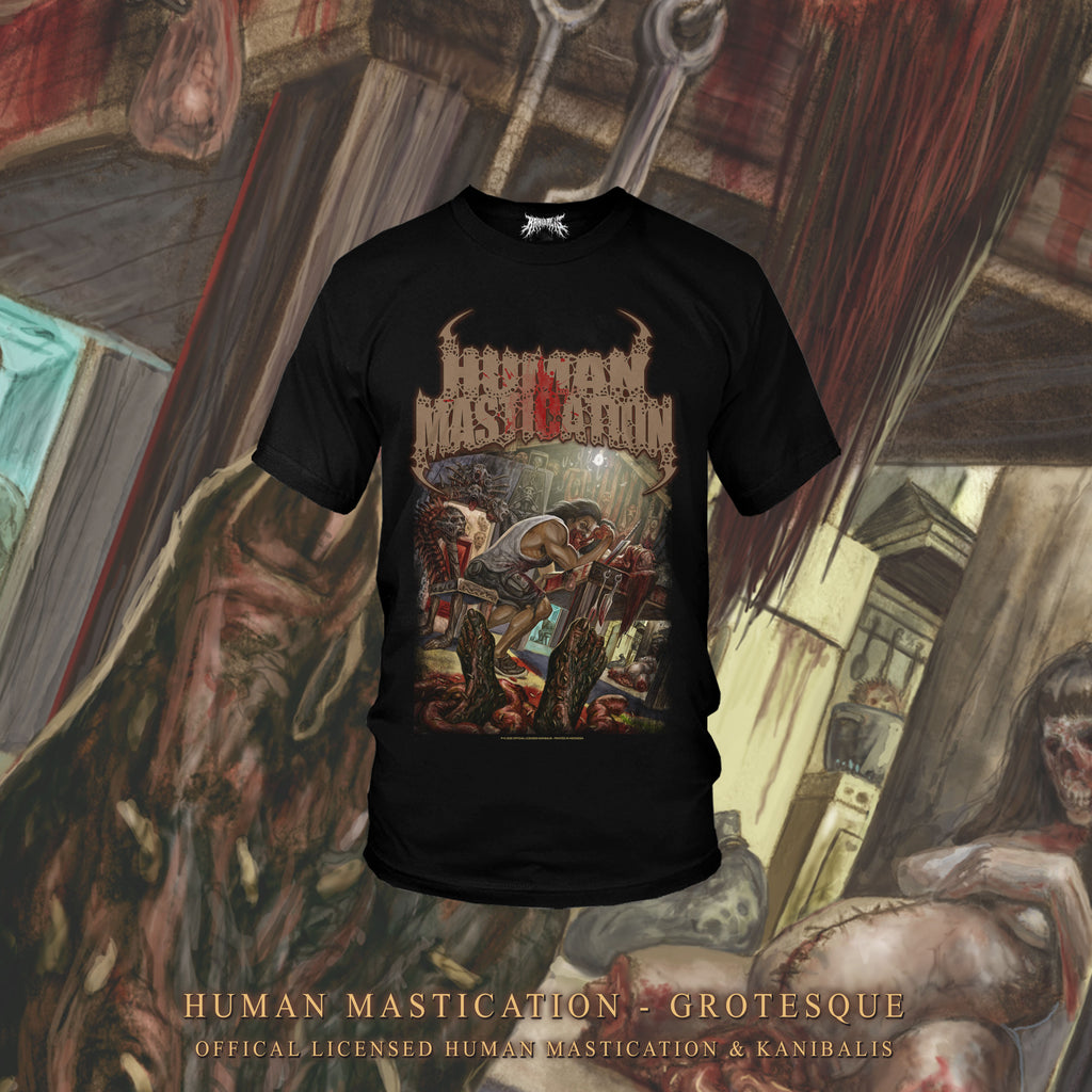 Pre-Order HUMAN MASTICATION - GROTESQUE COVER SS
