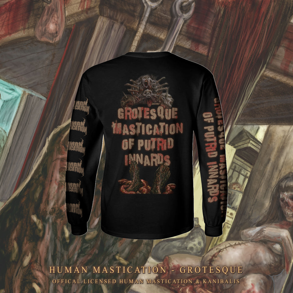 Pre-Order HUMAN MASTICATION - GROTESQUE COVER LS