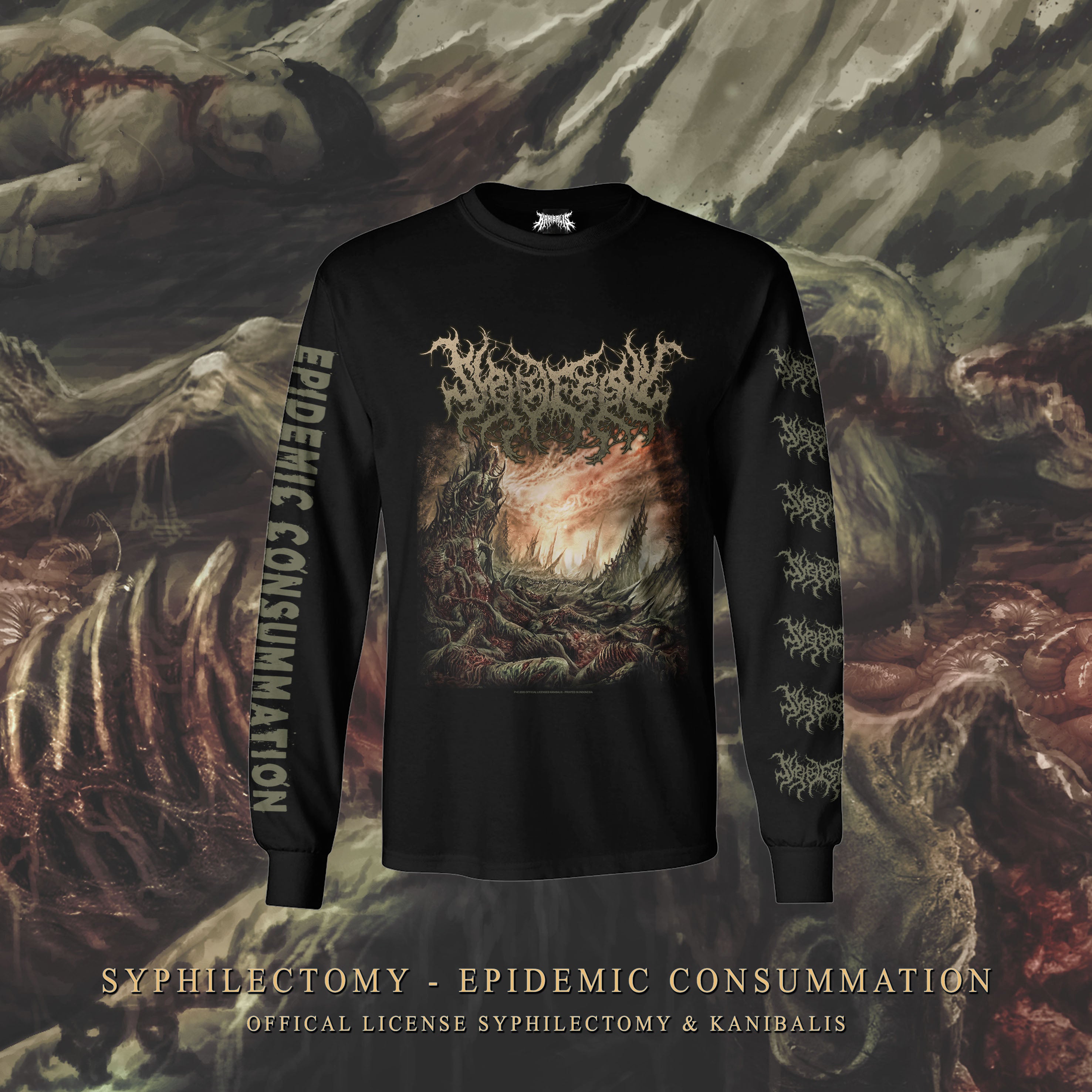 Pre-Order SYPHILECTOMY - PANDEMIC ALBUM COVER LS