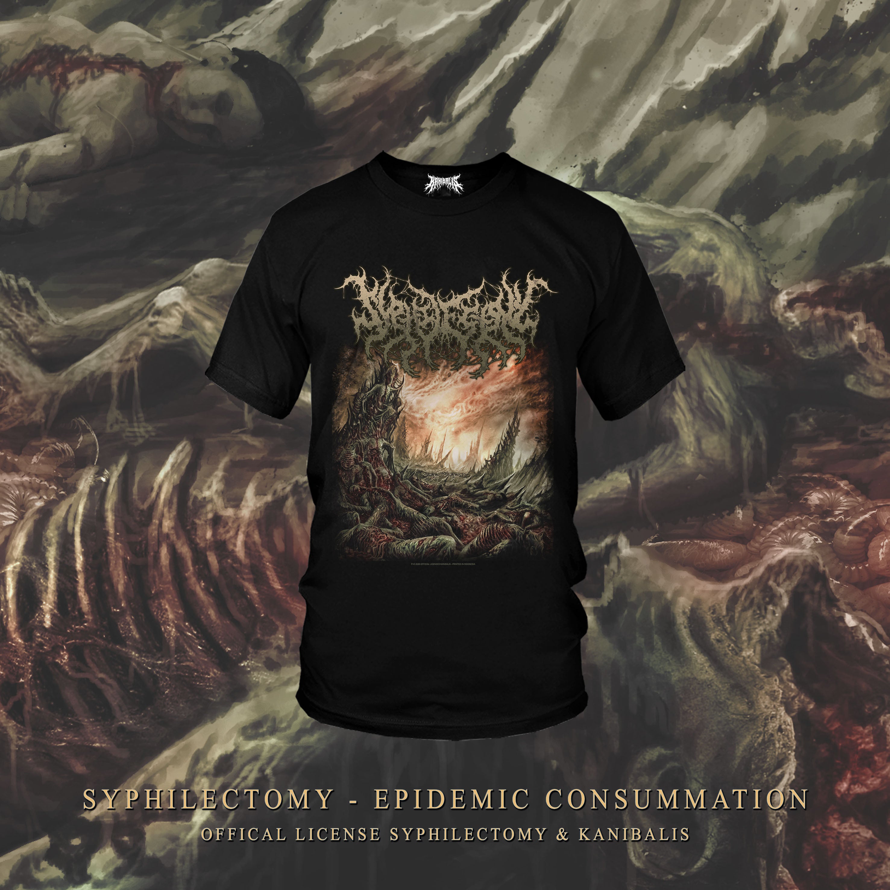 Pre-Order SYPHILECTOMY - PANDEMIC ALBUM COVER SS
