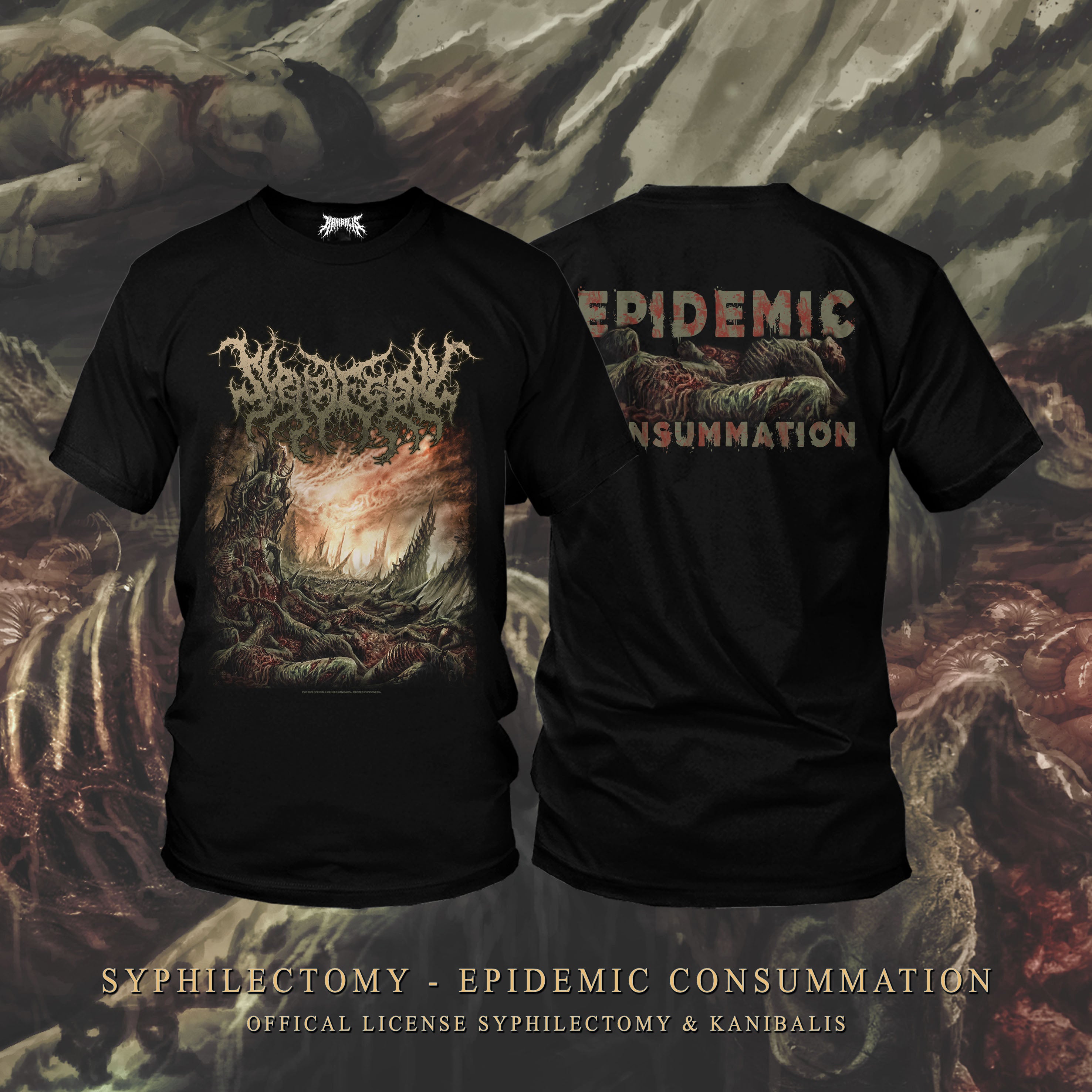 Pre-Order SYPHILECTOMY - PANDEMIC ALBUM COVER SS