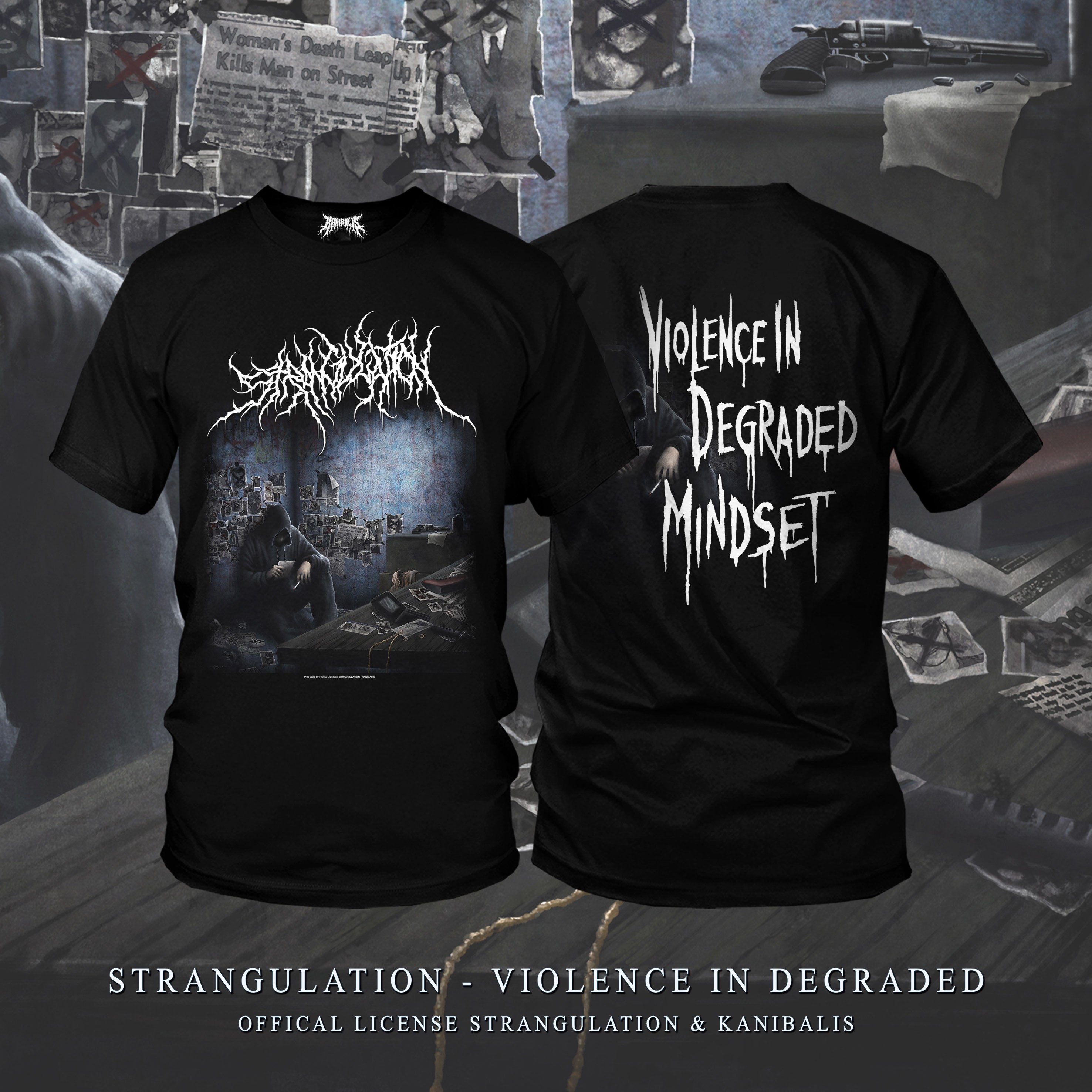 Pre Order STRANGULATION - Violence ALBUM COVER